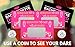 Bachelorette Dare Card Party Game, Fun Naughty Girls Night Out 25 Scratch Off Cards, 20 Dare Cards and 5 Double Dare Cards