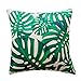 ULOVE LOVE YOURSELF Tropical Leaves Throw Pillow Covers Palm Leaf Decorative Pillow Cases Farmhouse Summer Decor Cushion Covers 18 X 18 Inch,4 Pack for Sofa Couch Porch(Plants-1)