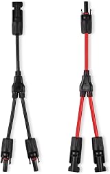 URAQT Solar Y-Splitter 1 to 2 6mm² Parallel Adapter MMF+FFM