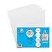 Craftables White Glitter Heat Transfer Vinyl, HTV - 5 Sheets Sparkling Easy to Weed Tshirt Iron on Vinyl for Silhouette Cameo, Cricut, All Craft Cutters