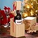 Bits and Pieces - Bewildering Bottle Brainteaser - Wooden Bottle Puzzle - Great Gift for Wine Lovers