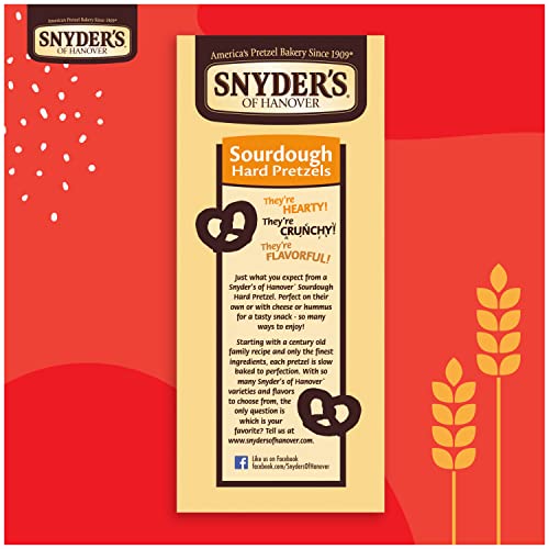 Snyder's of Hanover Pretzels, Sourdough Hard Pretzels, 13.5 Oz Box
