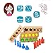 GEDIAO Montessori Materials Cylinder Blocks Wooden Socket Montessori Toys Colorful Education Toys Kid Baby Birthday Gift