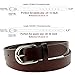 JASGOOD Women Leather Belt for Jeans Pants Plus Size Western Design Belt Alloy Buckle, Suit Waist Size 33-37 Inches, B-Coffee