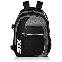 STX Lacrosse AS BPSD BK/XX  Sidewinder Lacrosse Backpack, Black