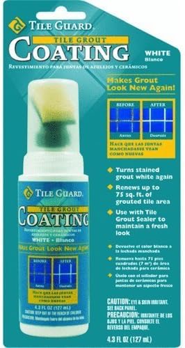 Tile Guard Tile Grout Coating White 3 Pack 4.3oz