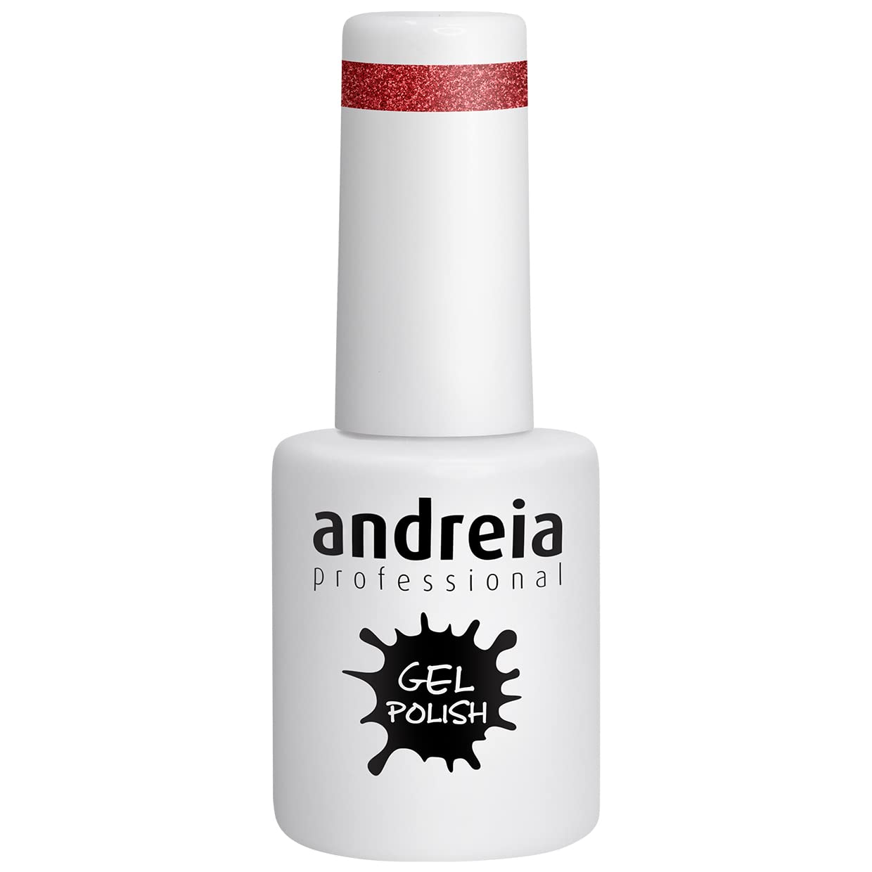 Andreia Semi-Permanent Nail Gel Polish Colour 258 Purple - Shades of Glitter Nudes and Soft Shades of Grey - 10 ml