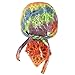 Unisex Cotton Paisley Bandana Headwrap Headscarf Adjustable Durag Hat Cap Rainbow