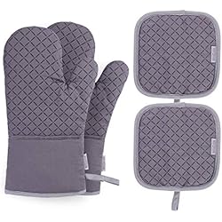 Oven Mitts and Pot Holders Set