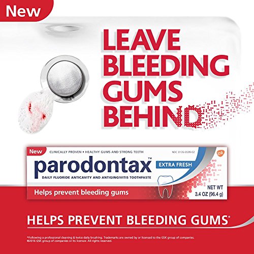 Parodontax Extra Fresh Toothpaste for Bleeding Gums, 3.4 Ounce All Dental Products