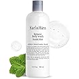 Karl&Hans Botanic Double Mint Vegan Body Wash - Organic, Moisturizing, Natural Shower Gel with Peppermint for Men and Women - Sulfate and Silicone-Free, 13.2 fl oz