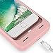 PowerBear iPhone 7 Battery Case (MFI) [3100mAh] High Capacity External Rechargeable Charger Pack for Apple iPhone 7 (Up to 160% Extra Battery) - PINK [24 Month Warranty & Screen Protector Included]