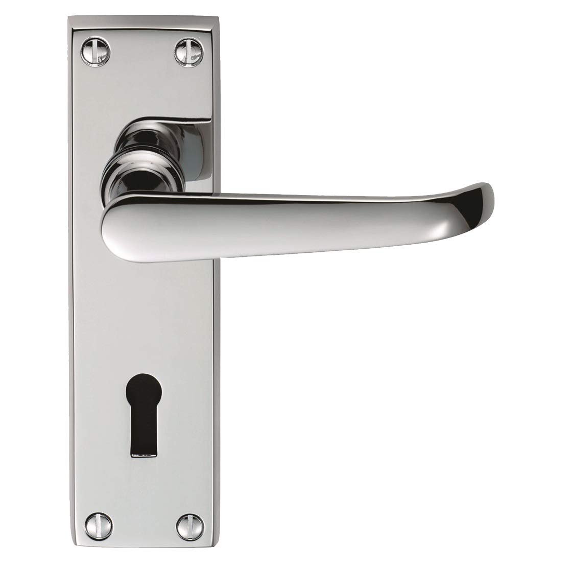Ascot Heavy Victorian Lever ON Backplate - Latch