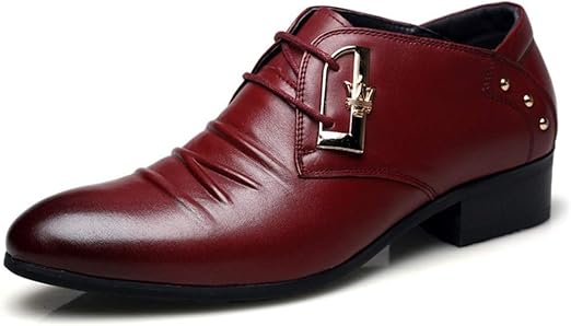 mens wine colored dress shoes