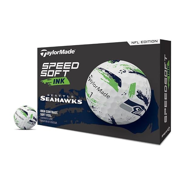 TAYLORMADE GOLF SPEED SOFT INK NFL SEATTLE SEAHAWKS...