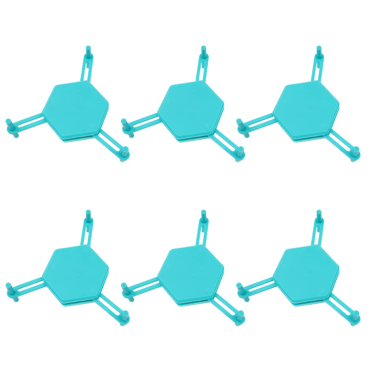 WANGCL 6pcs Coffee Mug Organizers and Storage Kitchen Cabinet Shelf Organizer Expandable Stackable Gadget for Tea Cup and Coffee Mugs Save Space（Blue）