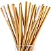 20 Pieces 7.5 inch Reusable Bamboo Drinking Straws Alternative to Plastic Kids Straws Includes 2 Pieces Nylon Cleaning Brushes