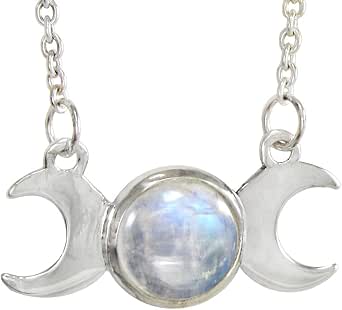 Amazon.com: Sterling Silver Moon Phase 