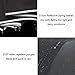 Rainlax Travel Umbrella Unbreakable Lightweight 10 Ribs Automatic Compact Windproof Canopy Umbrellas with Light Reflective for One Handed Operation