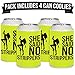 Bachelor Party Can Coolie (4 Pack) -Bachelor Party Supplies, Ideas, Decorations, Jokes and Favors
