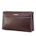 Teemzone Mens Genuine Leather Clutch Bag Handbag Organizer Checkbook Wallet Card Case (3326)