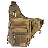 [Holiday Gifts] Piscifun Sports Shoulder Bag Fishing Tackle Bag Crossbody Messenger Sling Bags