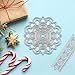 Apipi 4 Pieces Lace Edge Die Cuts- Metal Lace Shaped Embossing Dies, Carbon Steel Cutting Dies Stencil Template for Scrapbooking, DIY Crafts, Card Making