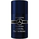 Mercedes-Benz Sign - Stick Deodorant for Men - Mens Deodorant Stick - Tonka Bean, Patchouli Fragrances - Alcohol Free Deodorant for Men - 2.6 oz