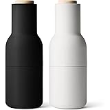 Salt Grinder and Pepper Grinder Set of 2, Black Pepper Grinder & Sea Salt Grinder Inverted Design, Salt Pepper Grinder Set, T