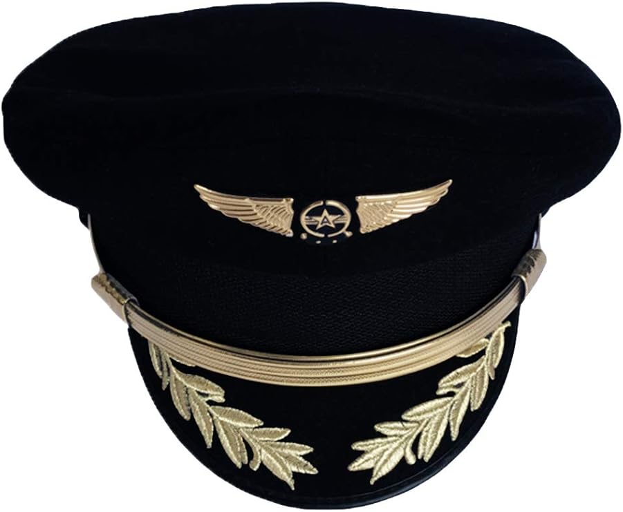 black navy hat