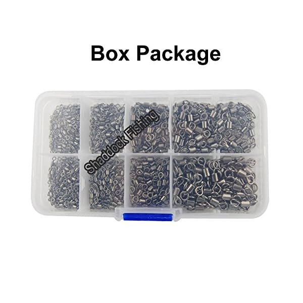 Shaddock-Fishing–500pcsbox-Size-2-4-6-8-10-Fishing-Rolling-Swivel-High-strength-Stainless-Steel-Rolling-Barrel-Swivel-Fishing-Tackle-30Lb-to-350-Lb Shaddock-Fishing–500pcsbox-Size-2-4-6-8-10-Fishing-Rolling-Swivel-High-strength-Stainless-Steel-Rolling-Barrel-Swivel-Fishing-Tackle-30Lb-to-350-Lb