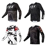 FDWEAEF Men Motocross Jersey Dirt Bike Riding