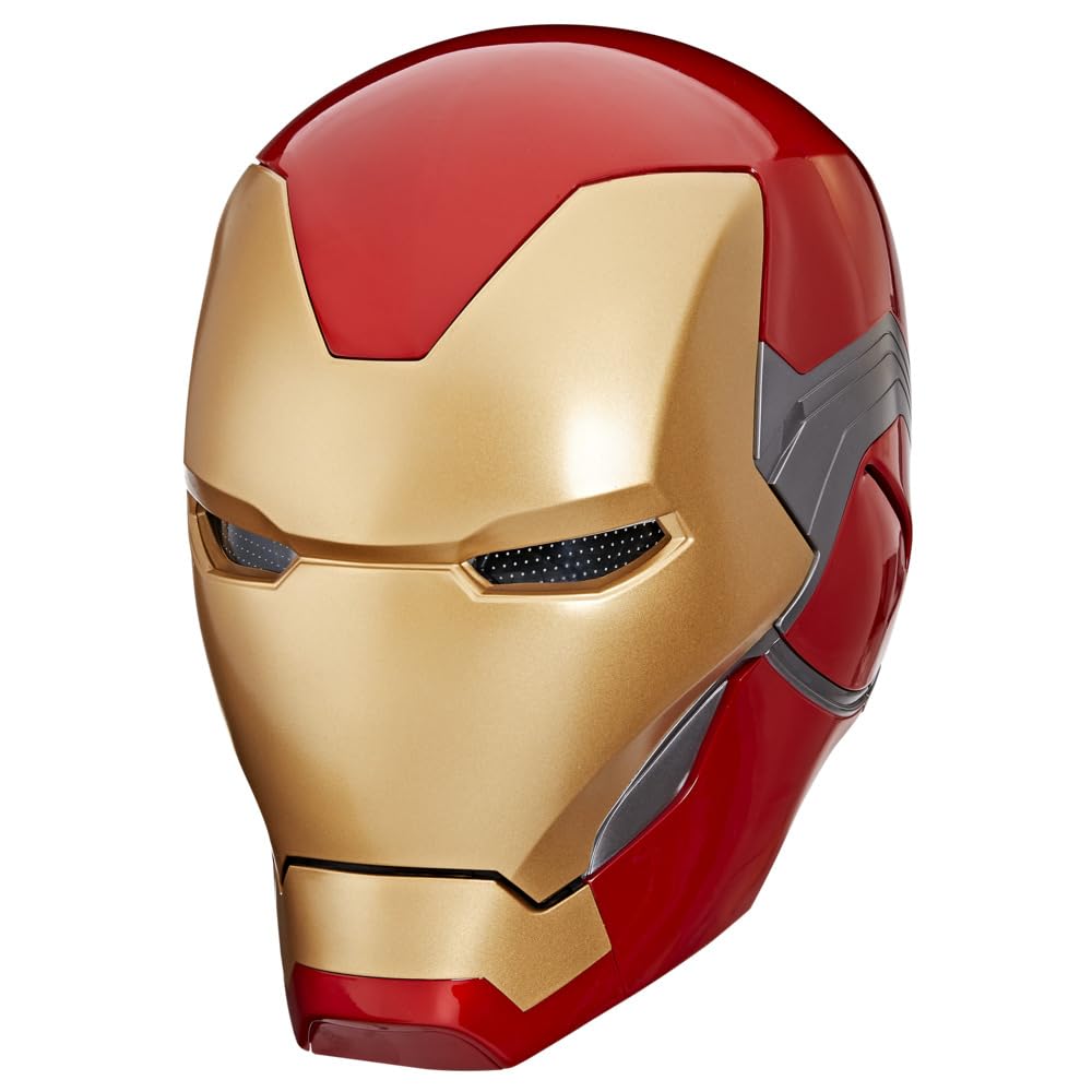Marvel Legends Series Iron Man elektronischer Premium Helm mit Lichteffekten, Avengers: Endgame Rollenspielartikel für Erwachsene 2