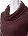Doublju Cowl Neck Ribbed Knit Fitted Sweater Dress (Plus size available)