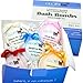Glory Be Bath Bombs Set - Exploding with Essential Oils plus Mango Shea and Cocoa Butter, 5 Freshly Made in USA, XL 5 Ounce Bath Fizzies, Ultra Moisturizing Premium Quality for Home Spa Relaxation