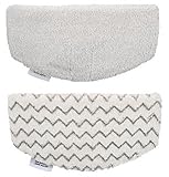 BISSELL PowerFresh Steam Mop Pads (2 pk) with Fragrance Discs (4 ct), New OEM Part, 5938, DESIGN 1, White