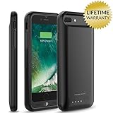 iPhone 7 Plus Battery Case, Nero7 120% Extra Charging Power Extended Portable Slim Protective Charger Juice Pack (Black)