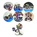 ROPPYAR 222 PCS 5mm Magnetic Ball Set for Office Stress Relief |Desk Sculpture Toy Perfect for Crafts,Jewelry and Education|Magnetized Fidget Cube Provides Relief for Anxiety,ADHD,Autism, Boredom
