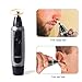 Nose Hair Trimmer, GeeBright Wet/Dry Ear & Nose Hair Clippers with LED Light for Men and Women, Battery Operated (not included)