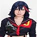 Amybria Fashion Cosplay Wig Kill La Kill Matoi Ryuko Mix Short Cosplay Wig Red+Dark Blue