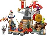 LEGO NINJAGO Tournament Battle Arena 71818 Kai Jay Sora Cinder Wolf Mask view 11