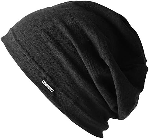 CHARM Cotton and Linen Slouchy Beanies - Mens Lightweight  display picture 1