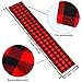 Aneco 2 Pack Checkered Table Runner Cotton Table Runner Trendy Modern Plaid Design Tablerunner Elegant Decor for Indoor Outdoor Events 13 x 72 Inches Red and Black