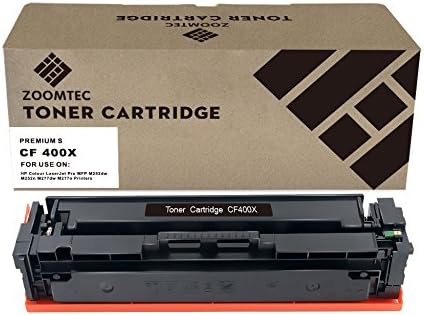 Sponsored Ad – Compatible 201X CF400X Toner Cartridge Work for HP Color LaserJet Pro M252dw M252n MFP M277dw M277n M274n Printers (1 Black)