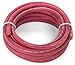 EWCS 1/0 AWG Premium Extra Flexible Welding Cable 600 Volt - RED - 25 FEET Spec - Made in The USA!