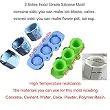 DIY Cement Flower Pot Mold Hand made Ceramic Clay Craft Making Concrete Resin Silicone Molds