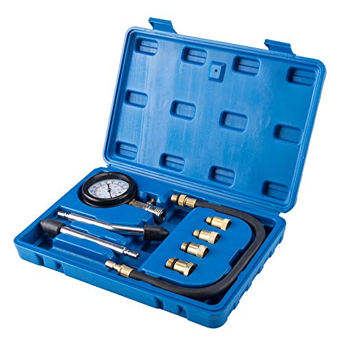 Auto Piston Spark Plug Compression Tester Kit | Automotive Fuel Petrol Gas Engine Motor Cylinder Pressure Gauge for Vehicle Marine Motorcycle ATV UTV Snowmobile Boat - Thumbnail 5
