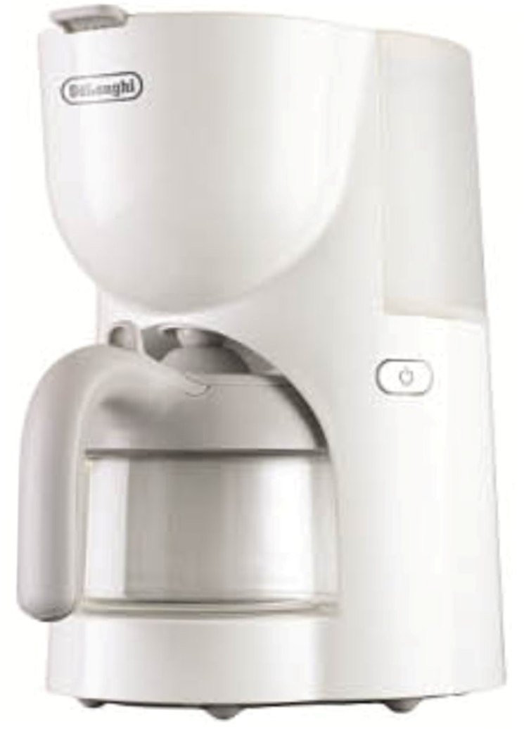DeLonghi CM200J-WH Drip Coffeemaker, White