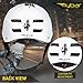 Flybar Bike Helmet- Multi Sport Dual Certified Adjustable Dial, Skateboard Helmet, Roller Skating, Pogo, Electric Scooter, Snowboard, Boys and Girls Kids- Adults Helmets (Splt,S-M)