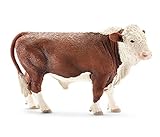 Schleich Hereford Bull Toy Figure